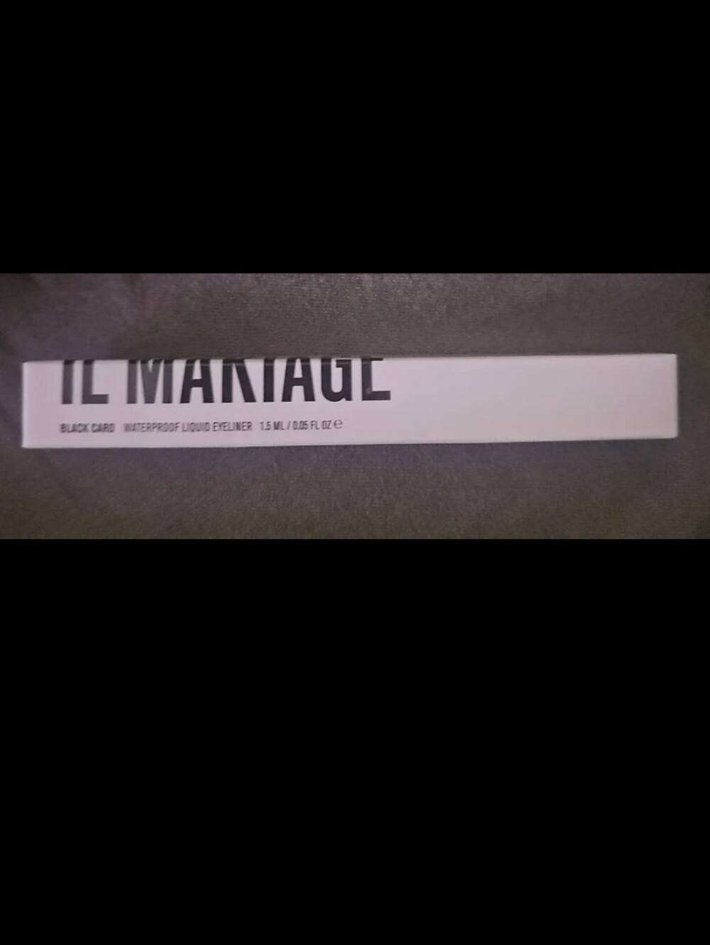 NIB IL MAKIAGE WATERPROOF Eyeliner In BLACK CARD